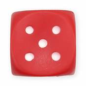 Pasja igrača iz vinila – piskajoča kocka, 6 cm