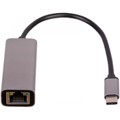Omrežna kartica Akyga AK-AD-65 USB-C Ethernet RJ45 adapter Gigabit 1000 Mbps LAN