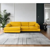 Atelier del Sofa Ugaona garnitura River 105x90x150cm Kaki