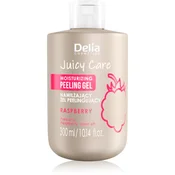 Delia Cosmetics Juicy Care Raspberry vlažilni piling za telo 300 ml