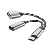 Fast asia Adapter Tip C na Tip C (z) + USB (z)