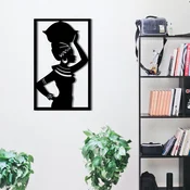 Wallity Zidna dekoracija African, 35 x 56 cm, Crna