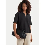 Ročna torba Calvin Klein Pockets Monologo Shoulder Bag LV04F3688G Črna