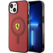 Ferrari iPhone 14 6,1 red hardcase Translucent Magsafe (FEHMP14SURKR)