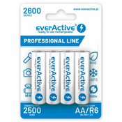 Polnilne baterije EVERACTIVE AA, 4/1 2600 professional line