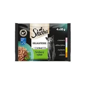 Sheba Pocket Mix izbor v želeju 4x85g