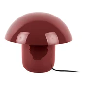Bordo rdeča kovinska namizna svetilka (višina 25 cm) Fat Mushroom – Leitmotiv