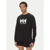 Helly Hansen Majica dugih rukava Logo Crew 30395 Crna Regular Fit