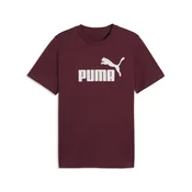 PUMA Essentials Logo Tee Men, Men, Ruby Shimmer, 4XL