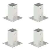 Vidaxl vidaXL Podstavki za stebre, 4 kosi, pocinkana kovina, 71 mm
