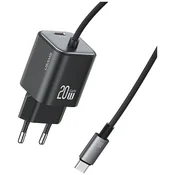 USAMS USAMS 20W 2XUSB-C MINI HITR POLNILNIK GAO ZA IPHONE