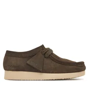 Nizki čevlji Clarks Wallabee Lite. 26329403 Zelena