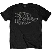 Creedence Clearwater Revival Vintage Logo Black M Majica