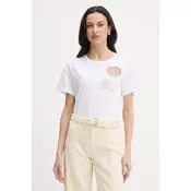 Liu Jo Majica WA6413 JS904 Bela Regular Fit
