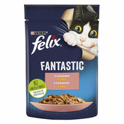 Vrečke FELIX Fantastic losos v želatini 85 g