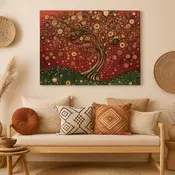 Wallity Dekorativna slika na platnu, 50x70cm, Šarena