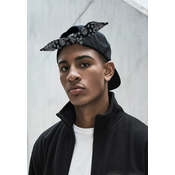 Bandana Tie Snapback blk/blk