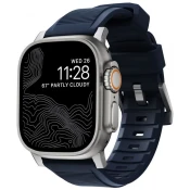 NOMAD Nomad, Paš?ek za Apple Watch 6-9/SE/Ultra/Ultra 2, Srebrna, (5000065480)