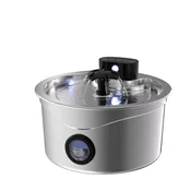 INF Nerjaveč samodejni vodni napajalnik za mačke 2.6L s tihim črpalko Silver, (5000302146)