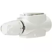 slomart Multilux 4 komplet z belo termostatsko glavo (ventil + telo + bela termostatska glava)