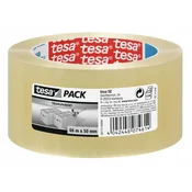 Tesa STANDARD Samolepilni pakirni trak, prozoren, 66 m x 50 mm
