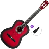 Pasadena PC-10 Basic SET 4/4 Red Burst Klasična kitara