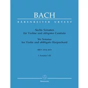 BACH J.S.:SIX SONATAS FOR VIOLIN AND OBBLIGATO HARPSICHORD  VOL.1