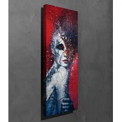 Wallity Dekorativna slika na platnu, 30x80cm, Šarena