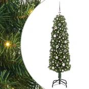 Vidaxl Umestno božično drevo Zelena 150 cm PVC in Jeklo in Plastika