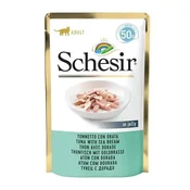 SCHESIR mokra hrana za mačke, tuna z zlatobradcem v omaki, 50 g