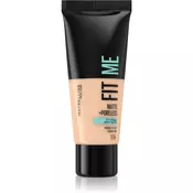 Maybelline Fit Me! Matte+Poreless matirajoči tekoči puder za normalno in mastno kožo odtenek 104 30 ml
