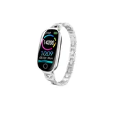INF Smartwatch kompatibilen z Joeme Fit – ženska ura z SpO2 in 50+ športnimi načini Silver, (5000263679)