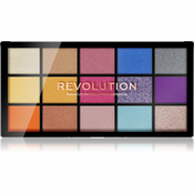 Makeup Revolution Reloaded paleta sjenila za oči nijansa Spirited Love 15 x 1.1 g