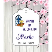Kartončki za darila OBHAJILO KAROBH 02