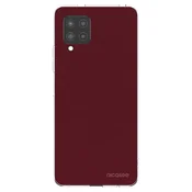 Silikonski prozorni ovitek za Samsung Galaxy A42 A426B - Burgundy red