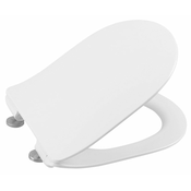 Straniščna deska Soft Close EDITA SLIM, termoplastika, bela - Bela - 24 - 45.20 - Duroplast - SOFT CLOSE - Sapho - 36.20 - V obliki črke D - 362x452 mm