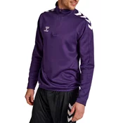 moški pulover hmlCORE XK HALF ZIP POLY SWEAT