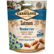 Carnilove Dog Crunchy Snack Losos z borovnicami s svežim mesom 200 g