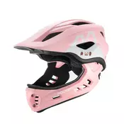 Rockbros OTROŠKA ČELADA ROCKBROS TT-32002 S SNEMLJIVO VARNOSTNO ŠČETKO M 54-58, (5000345071)
