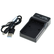 Polnilec za baterijo Sony NP-FH50/NP-FP50/NP-FV50, MicroUSB