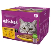 Whiskas Whiskas gozdna poslastica - mokra hrana za mačke, 24x85 g