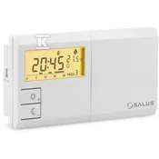 slomart Žični sobni termostat SALUS 091FLV2, baterijsko napajanje, programabilni tedenski, površinska montaža, bel