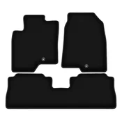 Črne velur preproge BASIC za: Chevrolet Captiva SUV (2006-2017)