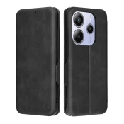 Etui Techsuit Safe Wallet Plus za Xiaomi Redmi Note 14 5G - črn