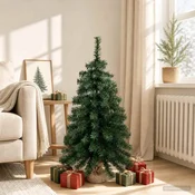 VIDAXL božično drevo namizna jelka, 90 cm