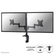 Neomounts Gibljivi nosilec za 2 monitorja, 10-27, 8 kg, FPMA-D1330DBLACK
