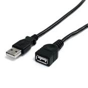StarTech.com USBEXTAA10BK USB kabel 3 m USB 2.0 USB A Crno