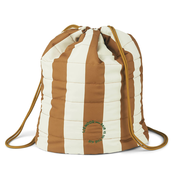 liewood® djecji sportski ruksak s trakom samar stripe golden caramel/sandy