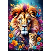 Alipson Puzzle Mothers love: Lions 1000 kosov
