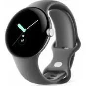 GOOGLE Pixel Watch WiFi with Google Assistant - Silver/Charcoal